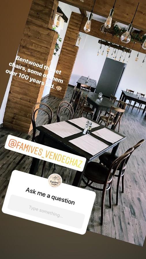 Famives Vendeghaz Bed and Breakfast Racul Εξωτερικό φωτογραφία